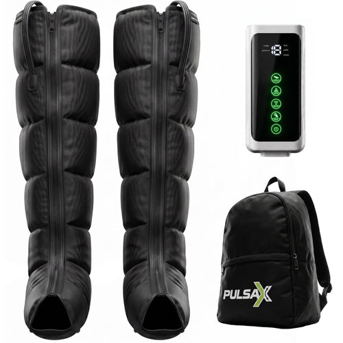 AirPulse Pro sequential compression recovery boots with 6 air chambers by Pulsax