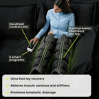 AirPulse Pro Compression Recovery Boots — 6-Chamber Sequential Air Massage