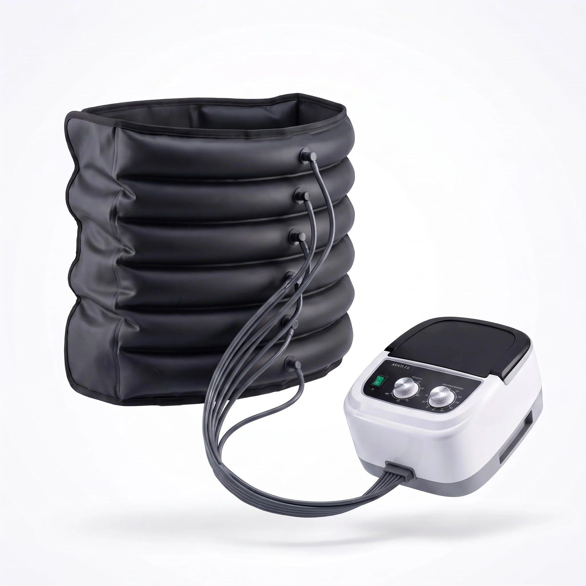 Pulsax AirPulse Belt Pro air compression massage belt with handheld remote