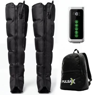 AirPulse Compression Recovery Boots — 6-Chamber Sequential Air Massage